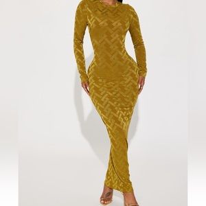Midi slinky dress
